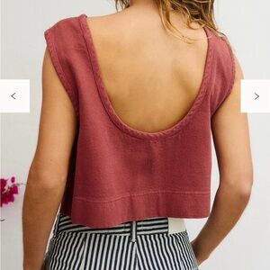 We The Free Mauve Crop Top